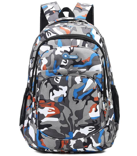 Chuwanglin Tarnung Rucksäcke Männer Für Teenager Jungen Schule tasche freundlicher Taschen Polyester Rucksack Männlichen reisetasche D80502: 6