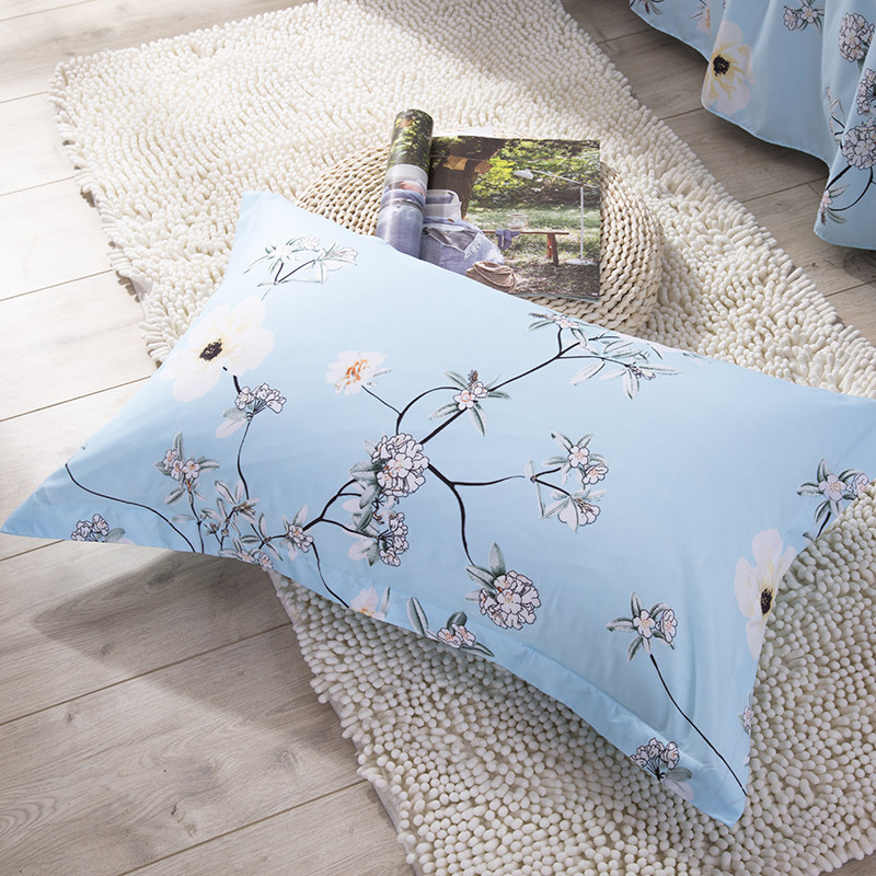 Housse de protection pour chambre à coucher | 1 pièce, 48cm * 74cm, tissu Floral de beauté, 100% Polyester, pour parure de chambre à coucher, 8, 50