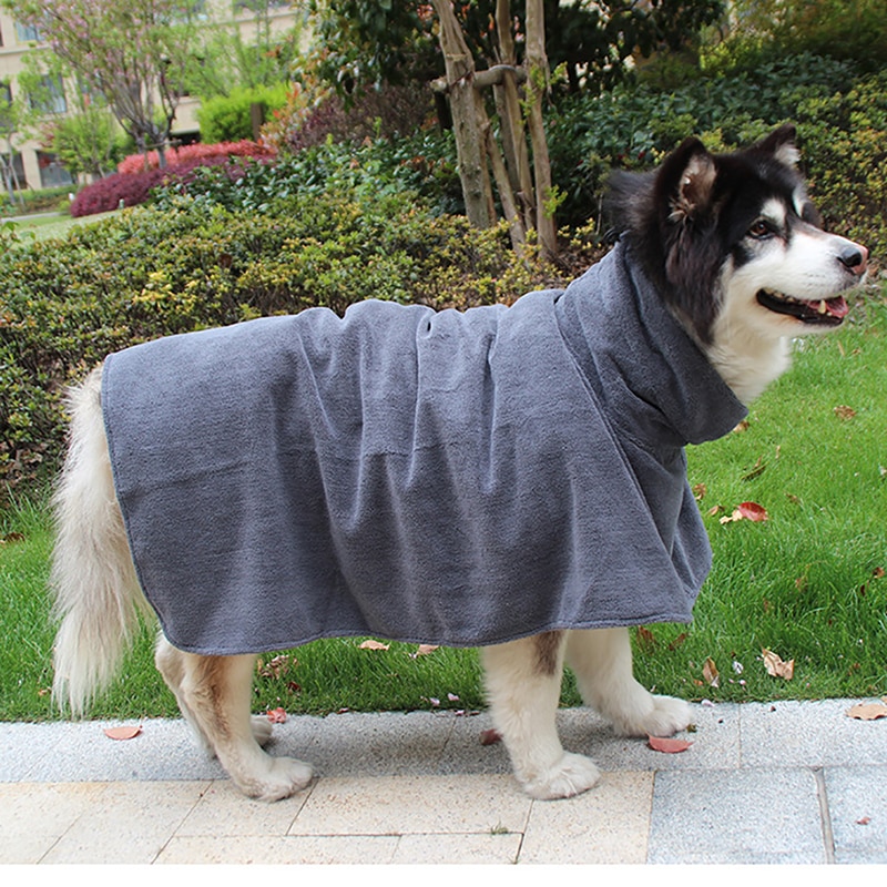 Hundeforsyning xs-xl hundehåndklæde til små mellemstore hunde polyester superabsorberende tørretørklæde til kæledyr