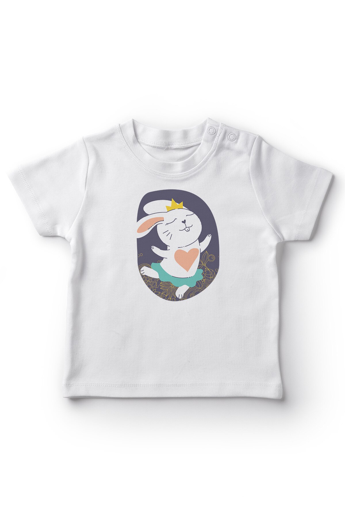 Angemiel Baby Ballett Ankommende Nette Katze Baby Mädchen T-Shirt Weiß