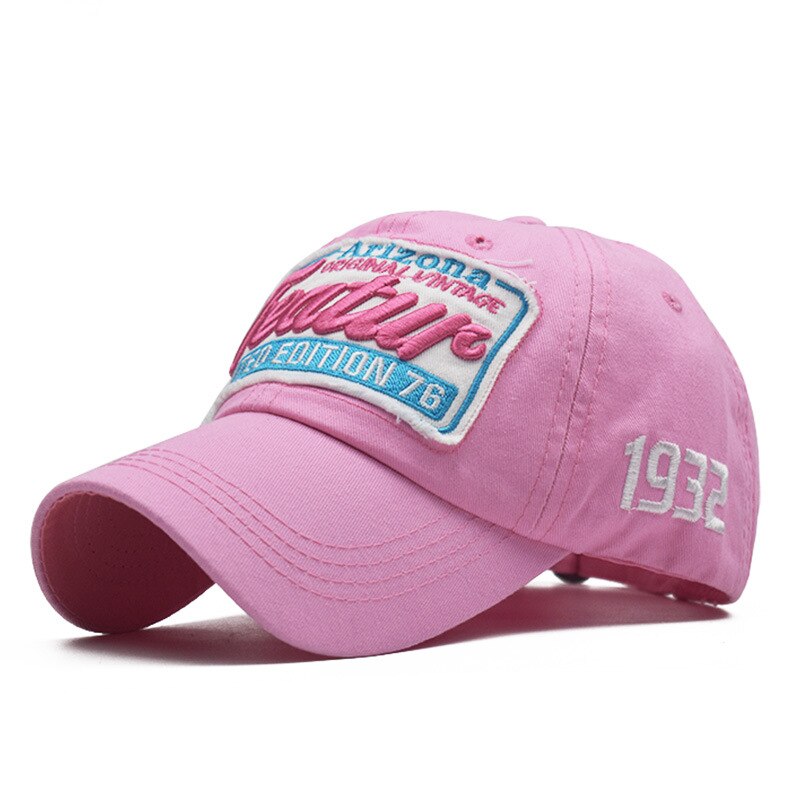 Mode Lente Zomer Stijl Baseball Caps Mannen Vrouwen Vintage Brief Snapbackhiphop Party Outdoor Hoed Luxe: Pink