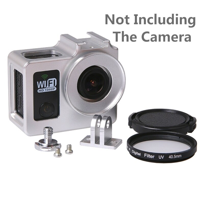 Soocoo-carcasa protectora de aleación para SJCAM SJ4000 Air SJ5000 H9R SJ9000, accesorios C30, funda con marco de Metal y filtro UV