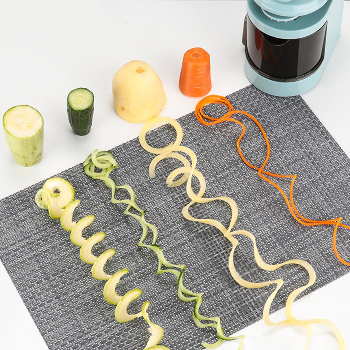 Gemüse Spiralizer Einstellbare Klingen Veggie Pasta & Spaghetti Salat Spirale Schneidemaschine Kartoffel Zucchini Nudel Hersteller