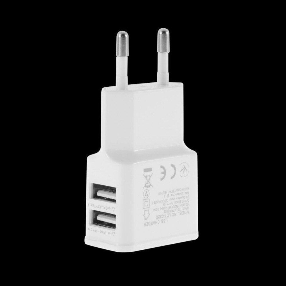 GEUMXL cargador de teléfono Usb de 5V 2A, enchufe europeo para viaje de pared para Huawei P10 P9 P8 Lite/Samsung Galaxy J5 S7 S6 Edge A5 A3 S5 S4