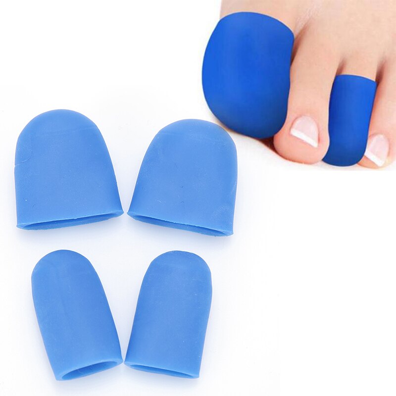 1 Paar Silicone Gel Vinger Protector Voetverzorging Teen Tube Inlegzolen Bandage Pijnbestrijding Voet Vinger Beschermers Guard Tool