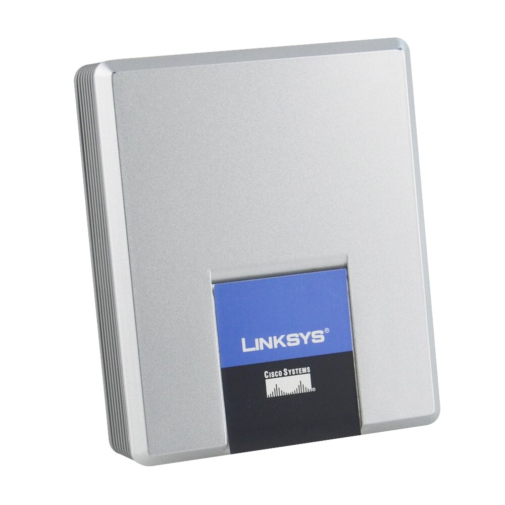 Freies ! Entsperrt Spa2002 Linksys voip Adapter mit Router VoIP Analog Telefon Adapter mit 2 FXS Telefon Häfen