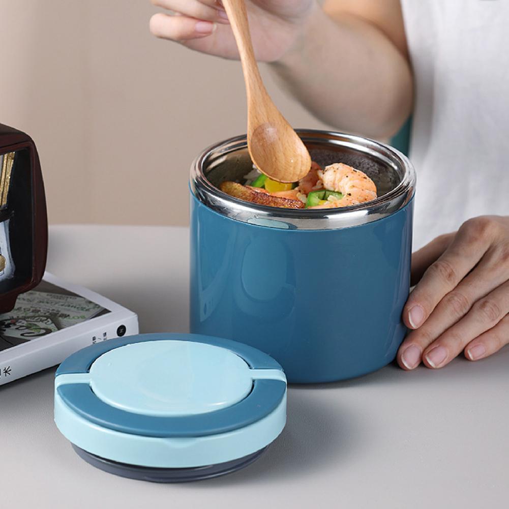 630ml/1000ml Lunch Breakfast Cup Stainless Steel Soup Cup Volume Pot Insulated Food Container Lunch Box Bento Box ланч бокс