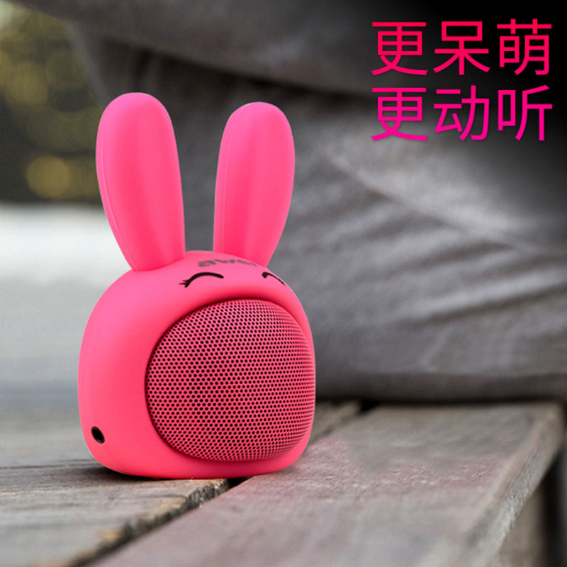 Bonitos altavoces inalámbricos Bluetooth de dibujos animados, altavoces Bluetooth universales portátiles al aire libre, Bass Girl Fans, de sonido Hifi