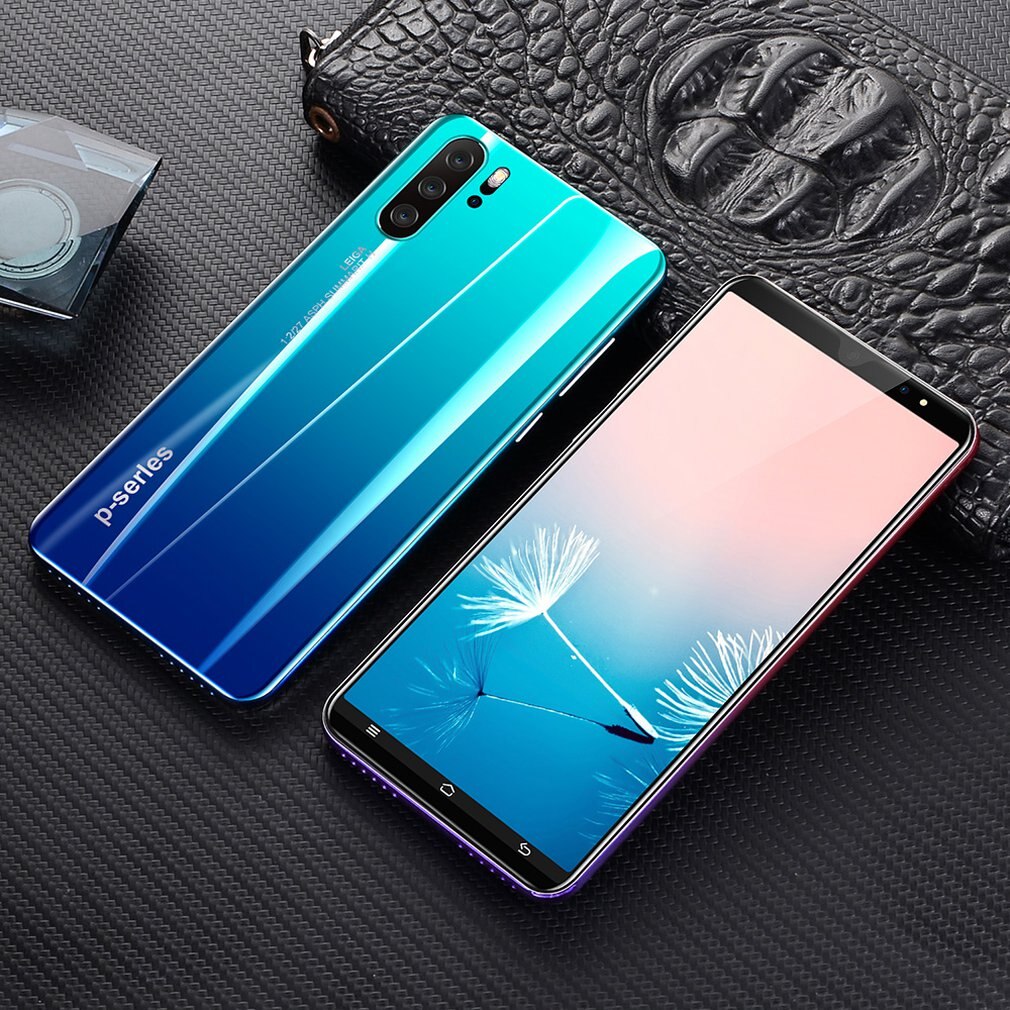 P33 Smart Phone 5 Inch 3G Groot Scherm Mobiele Telefoon 512Mb Ram Hoge Capaciteit Echte Vingerafdruk Gezicht Unlock telefoons