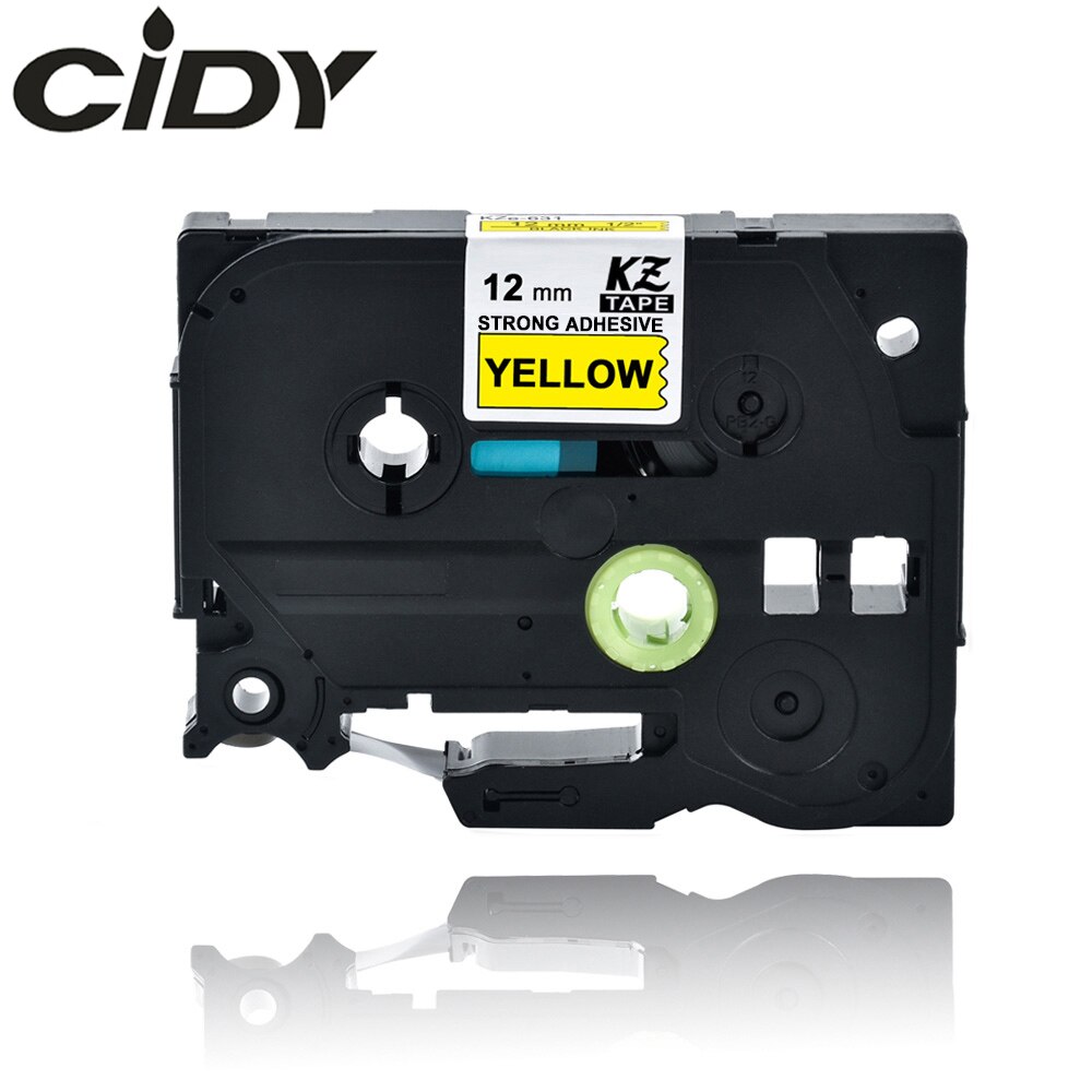 cidy 10pcs/lot TZeS631 tze S631 tzS631 tzS631 for p touch compatible brother label printer tz-S631 tze-S631 strong adhesive tape