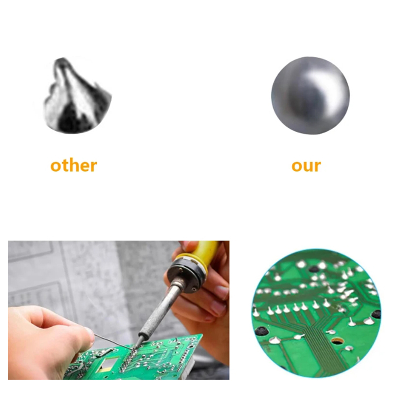 Lead-free low temperature solid core Tin Sn42Bi58 low melting point 138 degrees solder wire Soldering Tin (No Soldering flux)