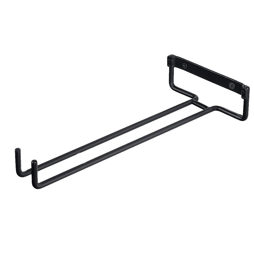 4 stk vægmonteret stativ til opbevaring af vinglas til køkken og restaurant husholdningsbærbare opbevaringsreoler til rødvinskål