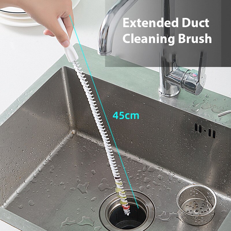 Pipe Dredging Brush Sewer Sink Cleaning Brush Drai... – Vicedeal