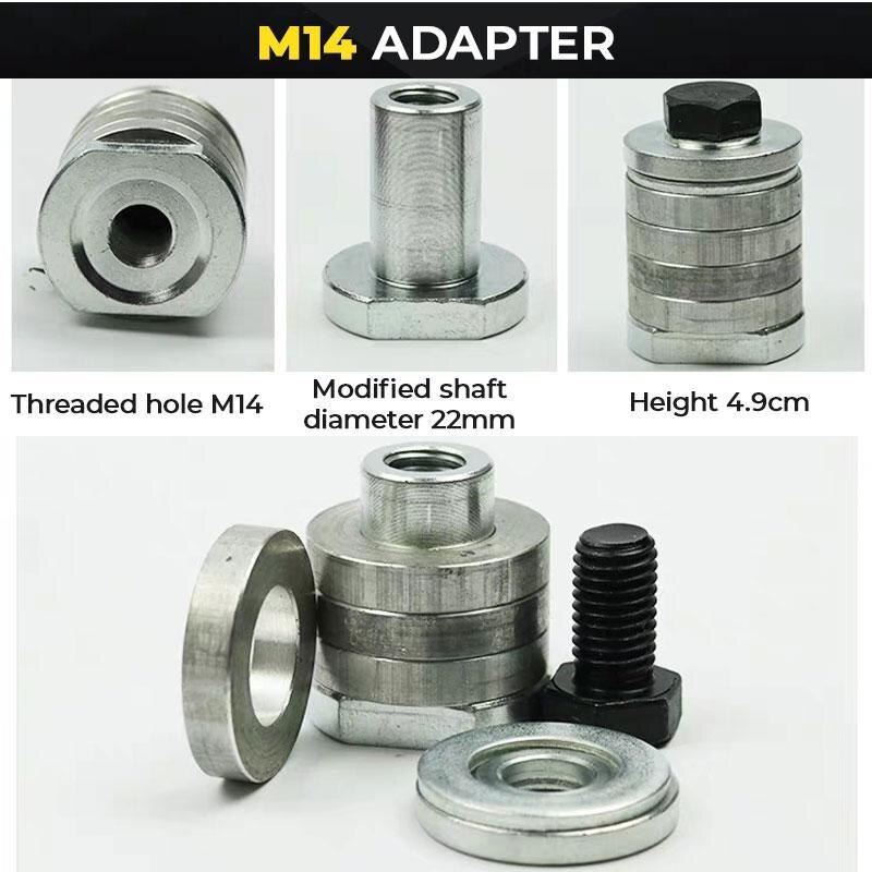 Adaptateur de meuleuse d'angle vers Machine à rainurer, accessoires pour outils électriques M10 M14