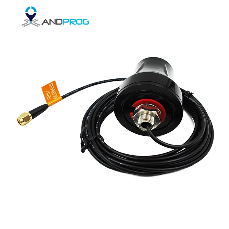 Antenne GPS GLONASS champignon IP67 avec SMA mâle, antenne gps glonass avec câble de 3 mètres