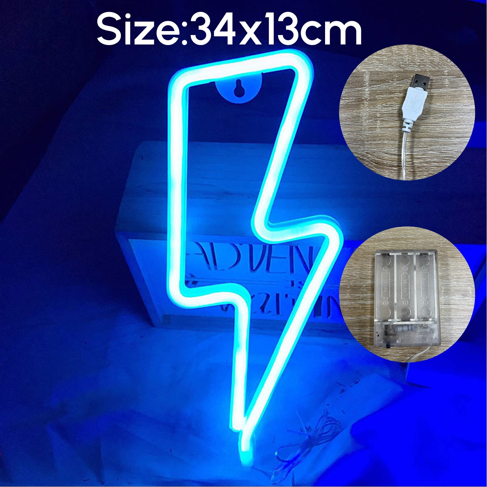 Dobre wibracje Neon ściana ślubna wiszące Led znaki neonowe po prostu zrelaksować się lampki nocne Led dekoracja sypialni wystrój pokoju: lightning bolt