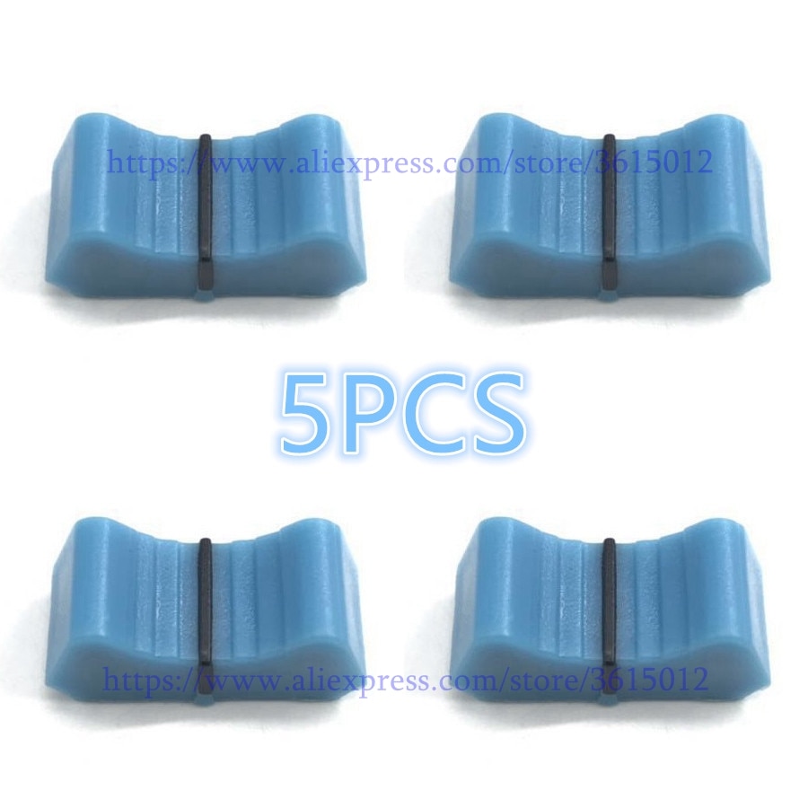 5pcs/lot Mixer fader knob blue color Slider Fader Knobs replace FOR ALLEN & HEATH XONE 1D 2D 3D 4D 32 62 464 S2