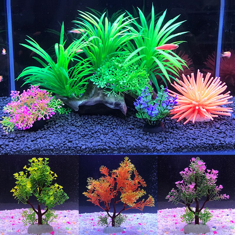 Simulatie kunstplanten aquarium decoratie water onkruid ornament plant aquarium thuiskantoor aquarium gras decoratie