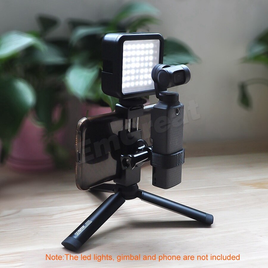 Trípode de pinza de teléfono móvil de aleación de aluminio con soporte de mano para cámara Gimbal de mano FIMI PALM