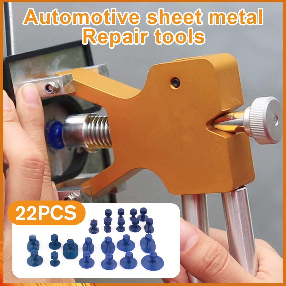 Car Body Paintless Dent Repair Tools Dent Removal Puller With 22 Tabs Strong Suction Cup Paint Dent Repair Lifter Repiar Tools