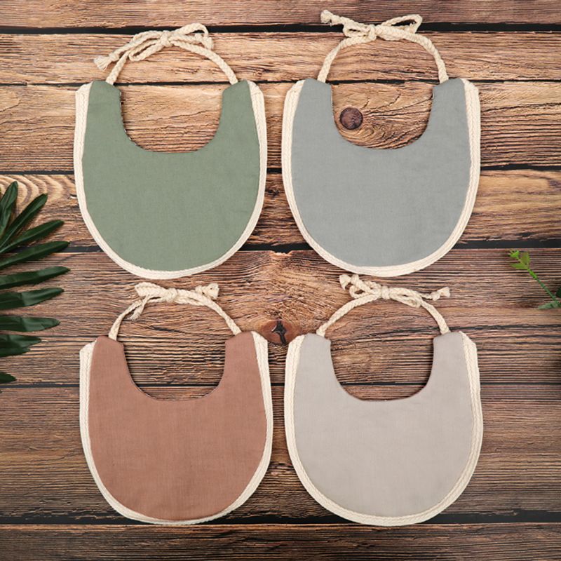 Bavoir en coton pour bébé, serviette pour manger, Bandana, pour fille et garçon, accessoires