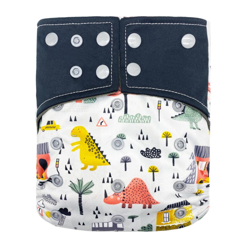 Wasbare Milieuvriendelijke Luiers Aanpassing & Hergebruik Luiers Geschikt Voor 0-2 Jaar Oud 3-15kg Babies: 05