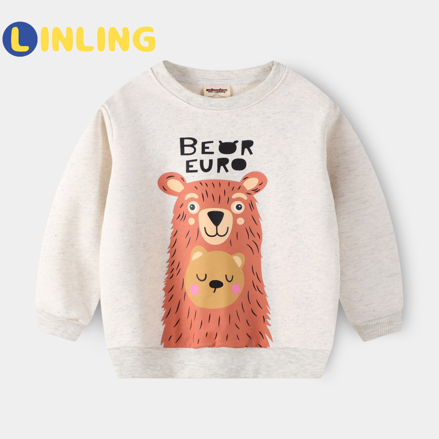 LINLING – t-shirt à manches longues pour garçons, en coton, doux, à la , bébé, enfants de 2 à 8 ans, dessin animé imprimé planète, V625, printemps-automne