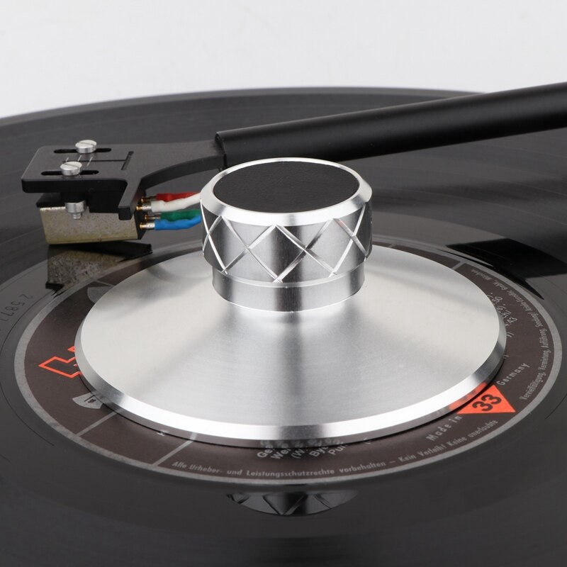 Aluminum Record Weight Stabilizer Record Weight Clamp LP Vinyl Turntables Metal Disc Stabilizer Home Audio