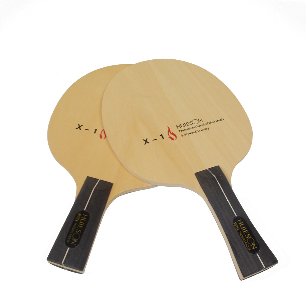 Huieson 5 Ply Wood Table Tennis Blade Lightweight and Non-Bouncy Blade for Table Tennis Learners Kids Entry Level Racket X1