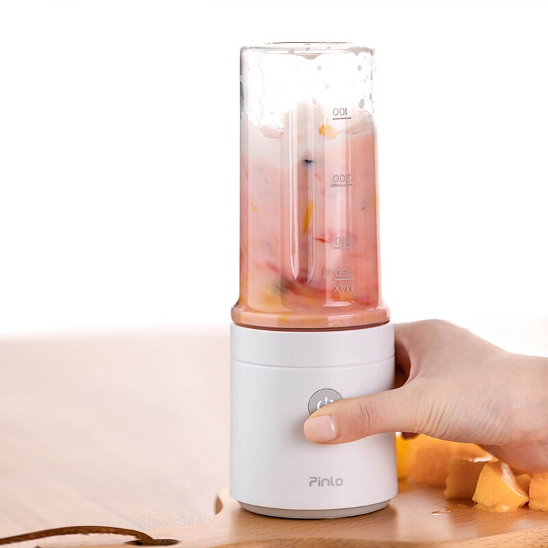 Xiaomi mijia minimikser liten bærbar frakt juicer fruktkopp mat prosessor elektrisk kjøkkenmikser hurtig juice 350ml