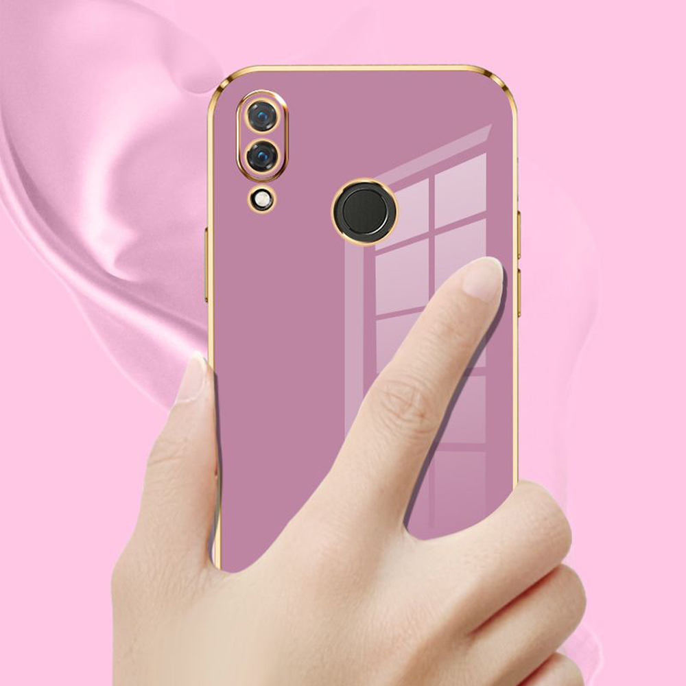 Para Honor 8X funda Honor View 10 Lite funda de teléfono JSN-L11 JSN-L21 JSN-L22 JSN-L23 funda trasera de silicona Fundas revestimiento cuadrado de lujo