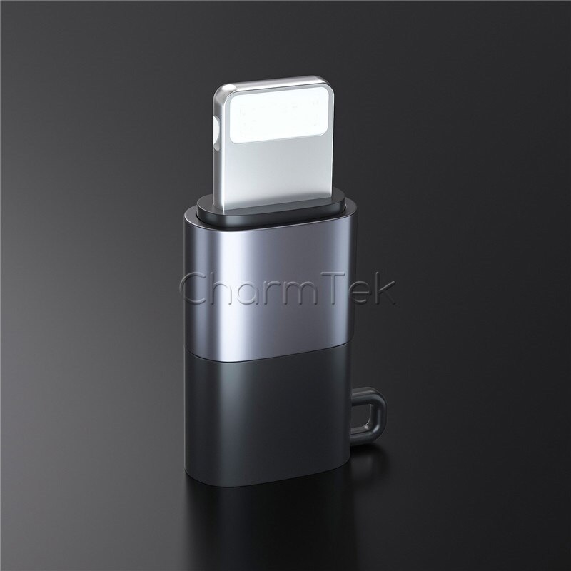 Adaptador USB C hembra a Lightning macho Dac para iPhone 12, 11, X, 8 Pro Max Mini