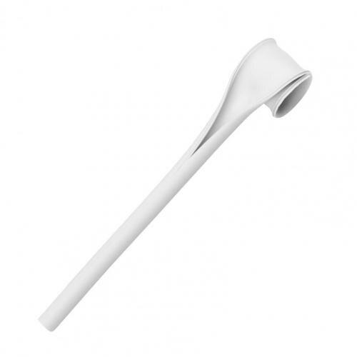 Lightweight Solid Color Opening with One Click Home Straw for Kitchen: white