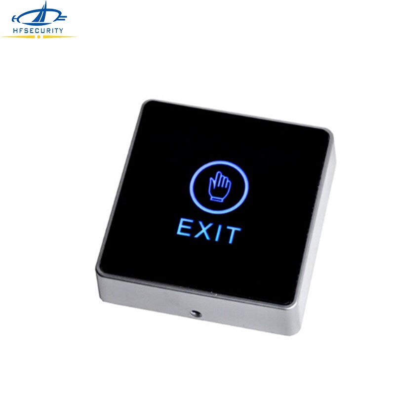 HFSECURITY Touch Door Release Door Switch Access Control System Infrared Detection Smart Access Out NO NC EXIT Button