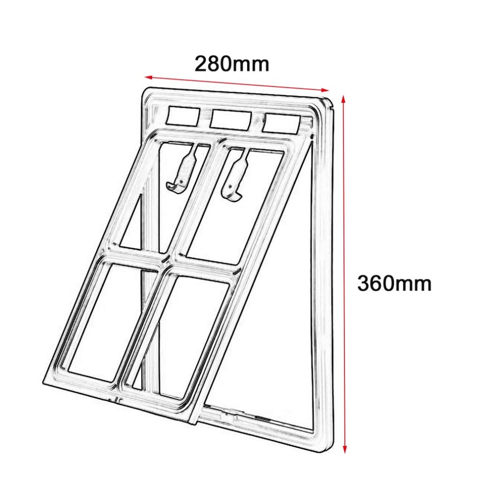 Pet Dog & Cat Gates Deur Afsluitbare Gate Manier Kat Hond Huisdier Deur Magnetische Flap Deur voor Schermen Anti- mosquito Dierbenodigdheden