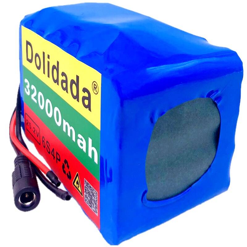 Batterie Au Lithium 24V 8Ah (8000mAh) Pour Vélo électrique, Cyclomoteur - 6s3p, Avec Chargeur 25.2V