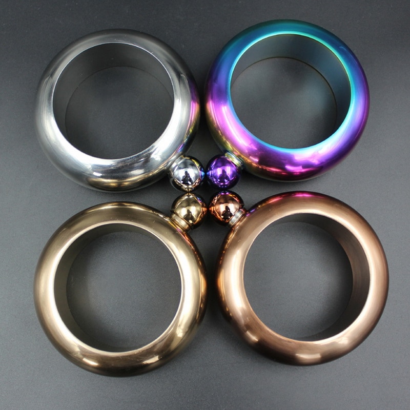 Portable hanche fiole entonnoir Bracelet cruche 3.5oz vin mélangé bouteille alcool Bracelet en acier inoxydable Camping Flagons Drinkware approvisionnement