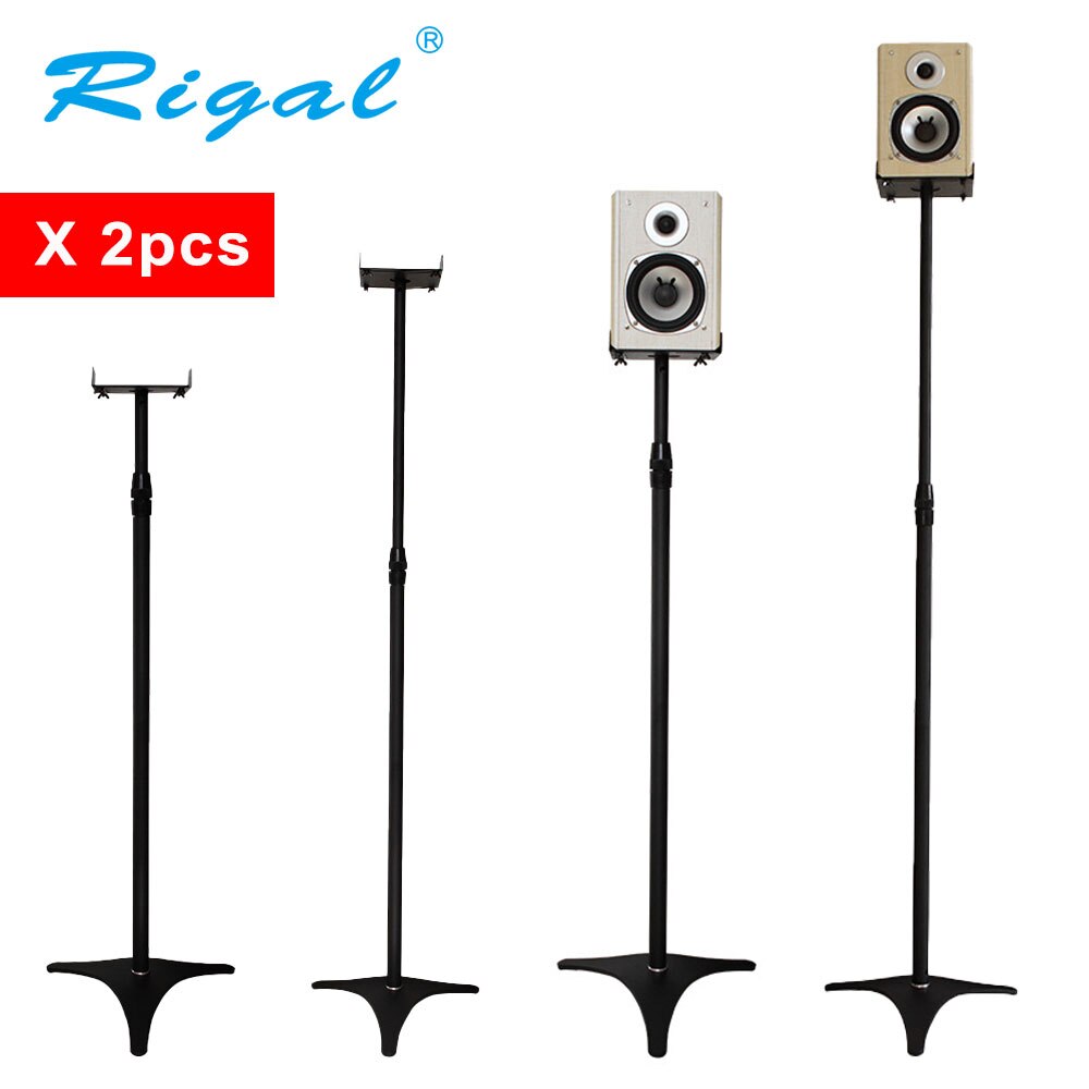2 sztuk 78-145cm Rigal głośnik stojak dla Samsung Q900A JBL HW 950A bar wysokość regulowany uniwersalny głośnik stojak podłogowy wspornik