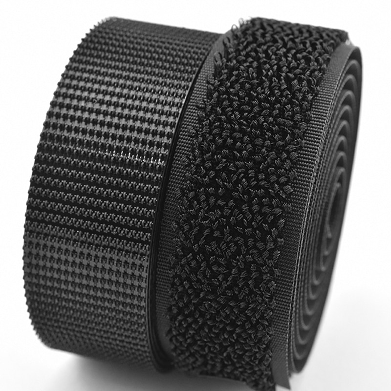 1Meter/Pairs Strong Self adhesive Hook and Loop Fastener Tape nylon sticker velcros adhesive with Glue for DIY 30mm