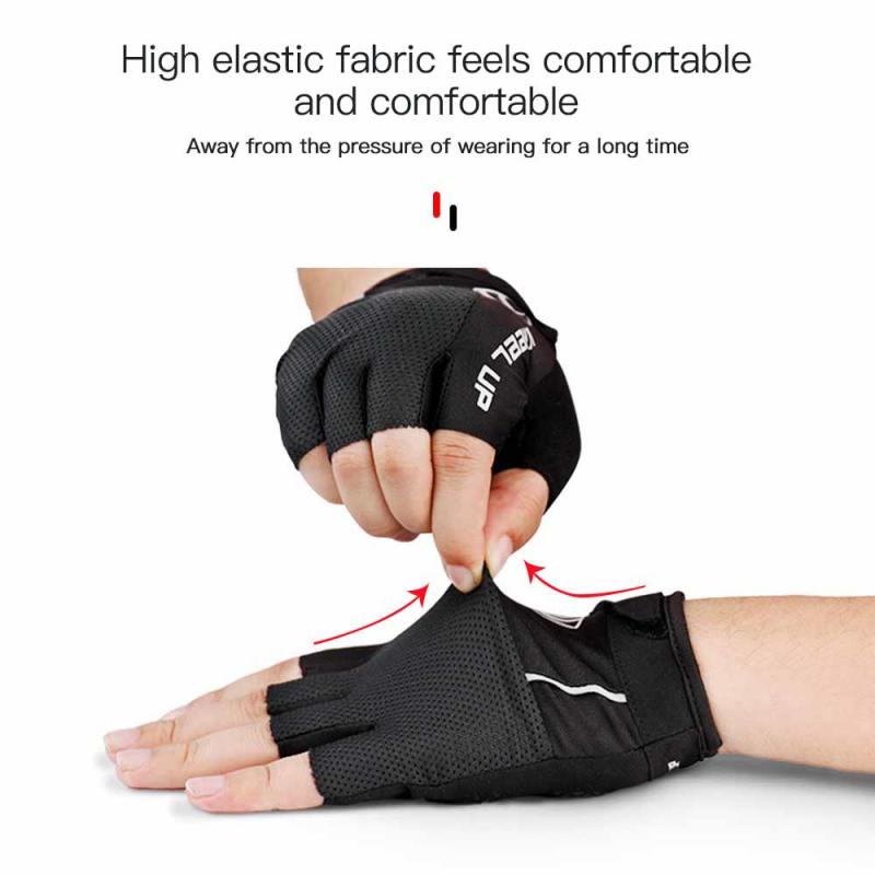 Men Cycling Gloves Bicycle Sports Half Finger Gloves Anti-slip Gel Pad Motorcycle MTB Road Bike Gloves S-XL