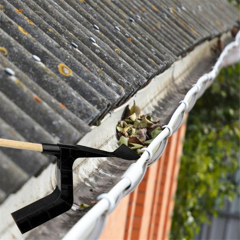 Cuillère de nettoyage de gouttière, pelle de Drainage de toit en ABS, pelle de gouttière pour ferme jardin, outil de nettoyage des feuilles mortes
