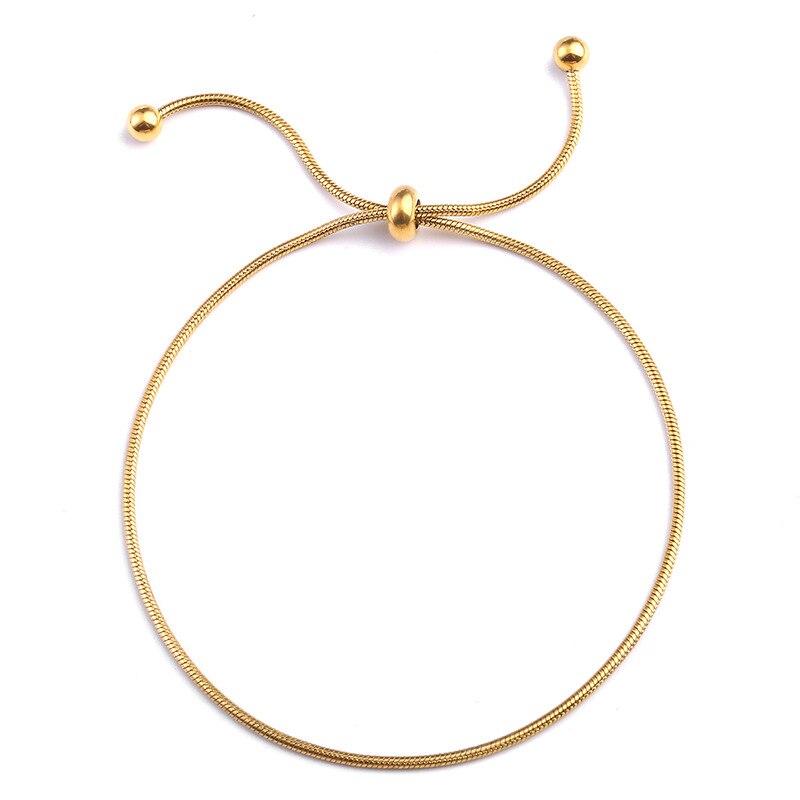 Rose gold plated stainless steel snake chain ankle bracelet woman, minimalist bracelets anklets for women summer jewelry