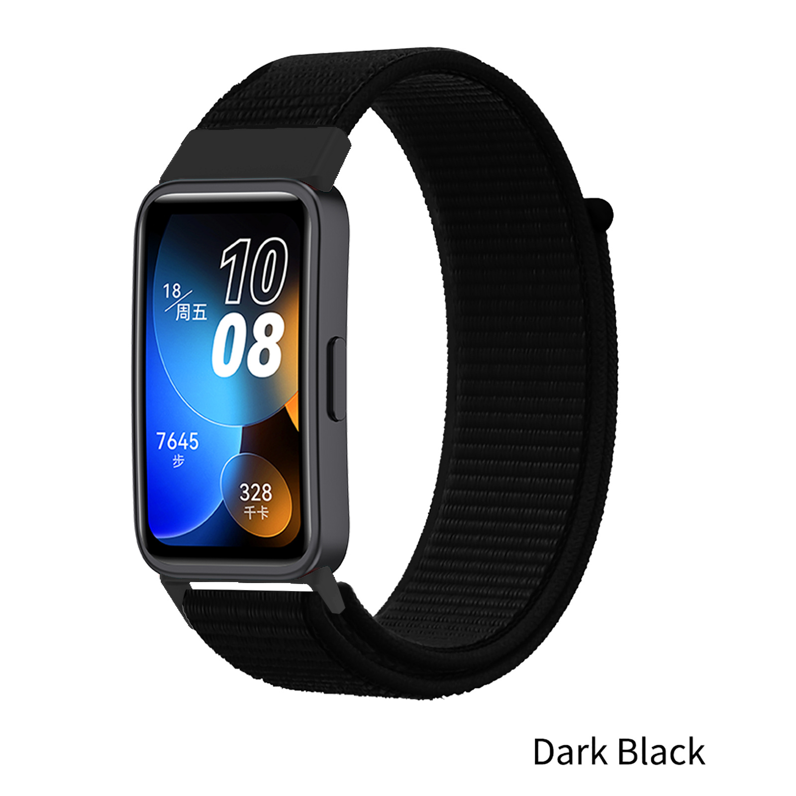 Strap For Huawei band 9/8/7 accessories smart watch replacement belt Nylon sport wrist watchband bracelet correa Huawei band 9: Black Green / 19mm
