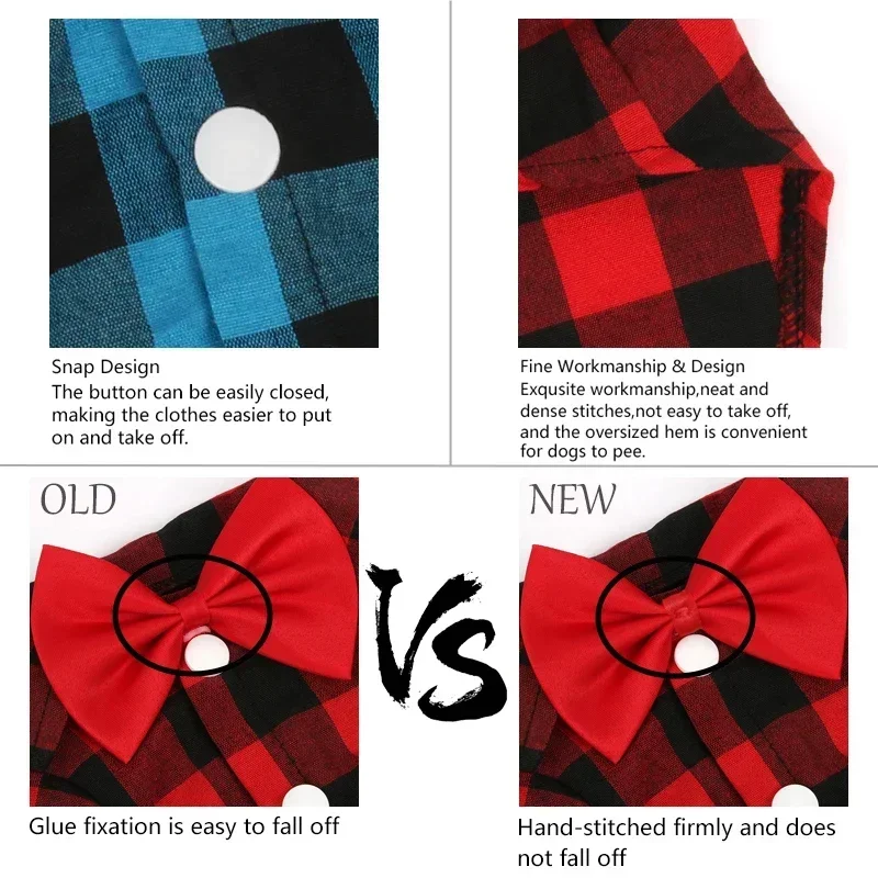 Roupas para animais de estimação cães xadrez listrado camisa terno vestido de casamento casaco de cachorro ursinho de pelúcia pomeranian colete pequeno-médio cão gato animal de estimação traje
