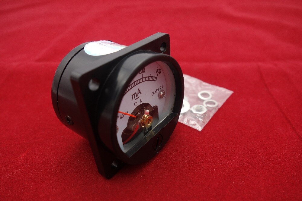 1PC DC 0-300MA Analog Ammeter Panel AMP Current Meter SO45 Panel Cutout Dia.:45mm directly Connect