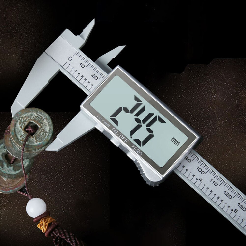 100/150mm Full Screen Plastic Electronic Digital Caliper Home High-Precision Measuring Instrument Vernier Caliper Measuring Tool