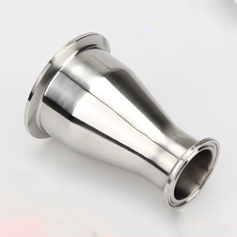 OD(19 25 32 38 45 51 6376 89 102 108MM) 1.5 "2" 2.5 "3" 4 "304 réducteur de tuyau en acier inoxydable triple pince réducteur de virole adaptateur