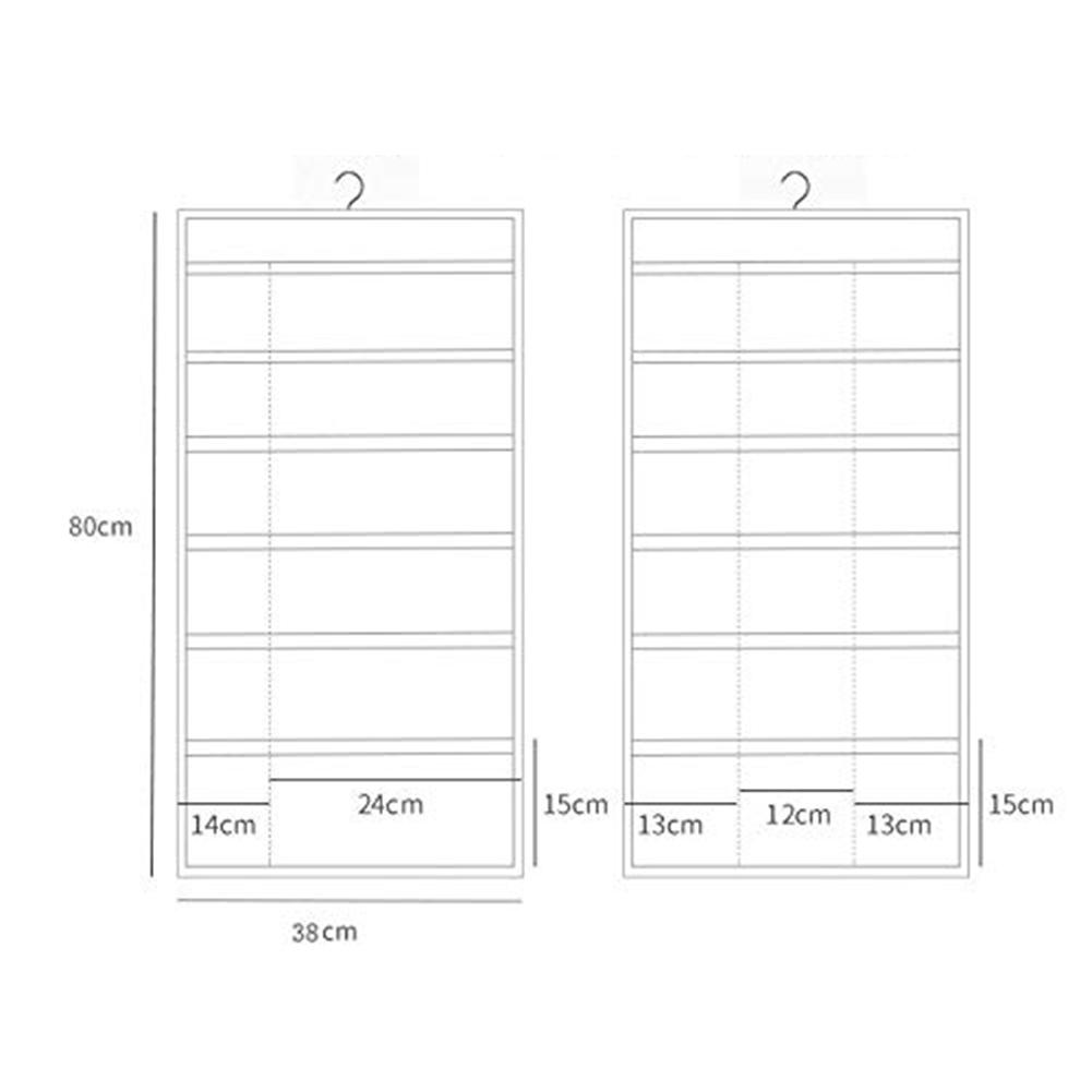 Sacs de rangement en tissu Oxford, 30 poches, pour soutien-gorge, chaussettes, sous-vêtements, penderie murale, pochette suspendue, haute perméabilité aux gaz, maille Durable