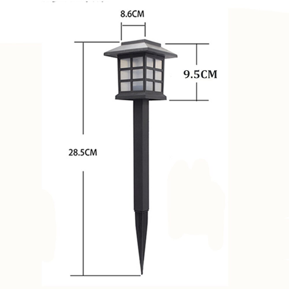 Outdoor Solar Powered Waterproof LED Garden Courtyard Lawn Lamp