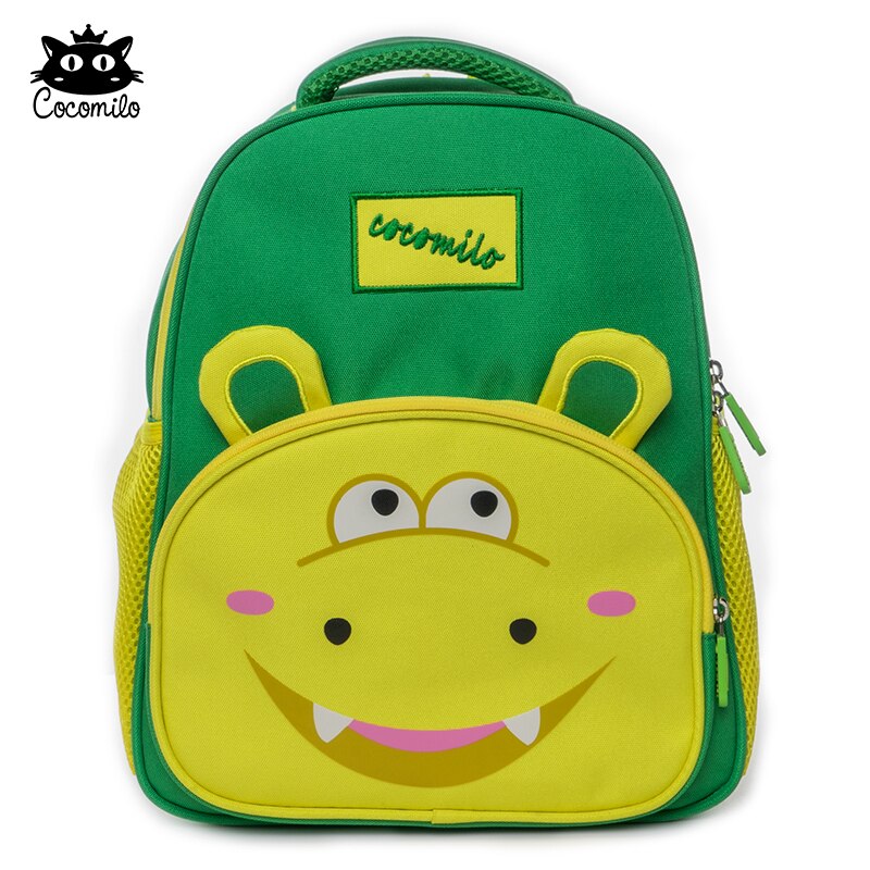 Cocomilo maternelle sac d'école nouveauté ours sac à dos enfants cartable orthopédique Mochilas Escolares Infantis cartables: green